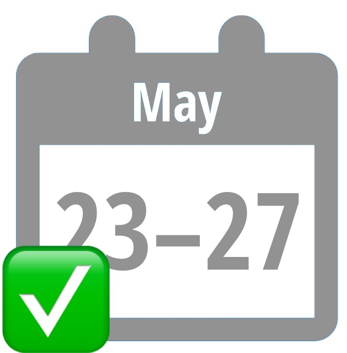 May 23&#8211;27